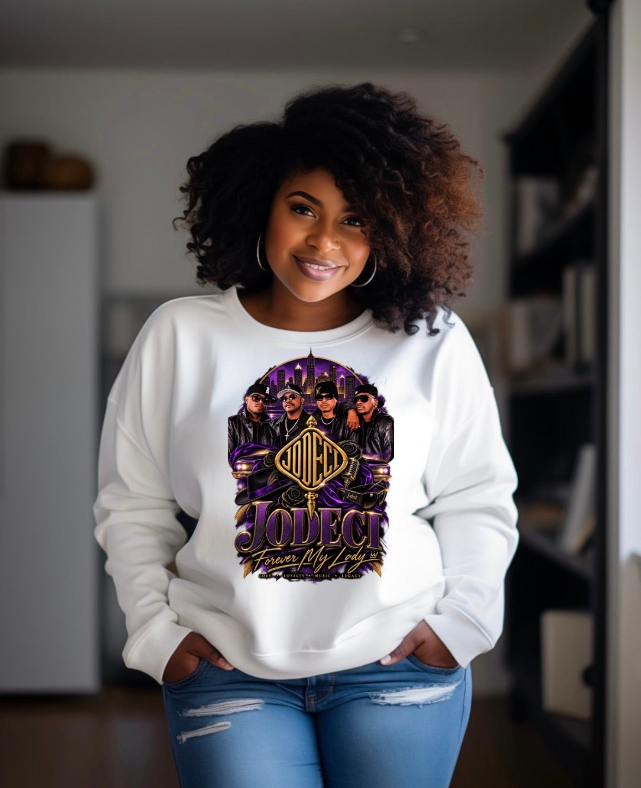 90s R&B Jodeci-Inspired Sweatshirt
