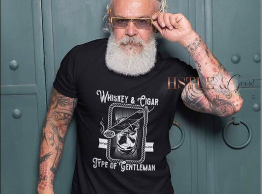 Cigar & Whiskey T shirt